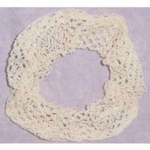  New   Cream Knitted Hair Scrunchie Case Pack 36   16026498 