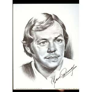  1974 Yvan Cournoyer Montreal Canadiens Lithograph: Sports 