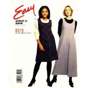  McCalls 8319 Sewing Pattern A line Jumper Size 14   20 