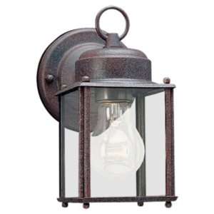 Sea Gull Lighting 8592 26 Single Light Outdoor Wall Lantern with Clear 