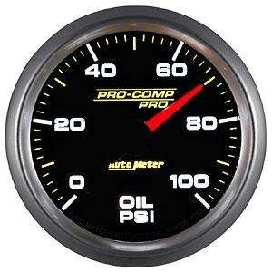 Auto Meter 8753 Pro Comp Pro 2 1/16 0 100 PSI Full Sweep Electric Oil 