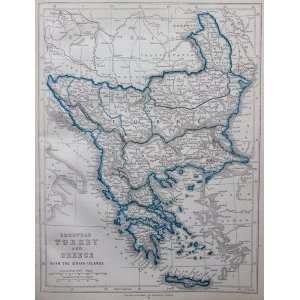    Lowry Map of European Turkey and Greece (1853)