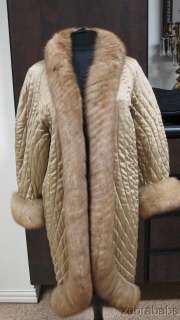 Fendi Silk Baum Marten Fur Coat 1979 Neiman Christmas Catalog $6995 