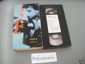 Paula Abdul VHS Straight Up Five Music Videos 1989 085365014138  