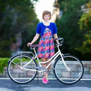 Schwinn Cream Single Speed Womens Cruiser Commuter Comfort City Bike 
