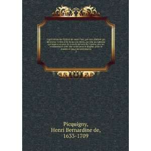   les sentiments. 3: Henri Bernardine de, 1633 1709 Picquigny: Books