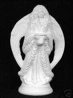 Winter Angel Ceramic Bisque You Paint  Made to Order  Made in the USA 
