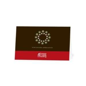  Business Holiday Thank You Cards   Star Circles By 