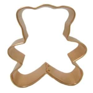  Copper Teddy Bear Cookie Cutter 3 Inch: Kitchen & Dining