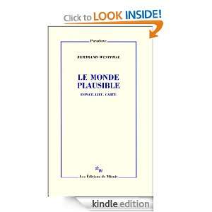   ) (French Edition) Bertrand Westphal  Kindle Store