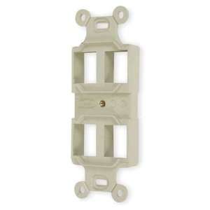  HUBBELL PREMISE WIRING Q106E Outlet Frame,4 Port