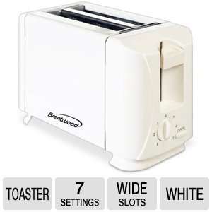  Brentwood TS 290W Two Slice Toaster