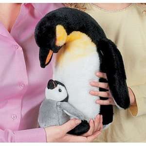  Easter Stuffed Plush Animals Plush MOM and Baby Penguins 
