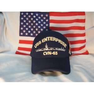 USS ENTERPRISE CV 6 U.S. NAVY BLUE HAT CAP HATS CAPS