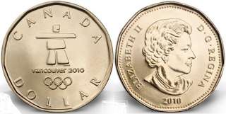 2010 Vancouver Winter Olympic Lucky Loonie  