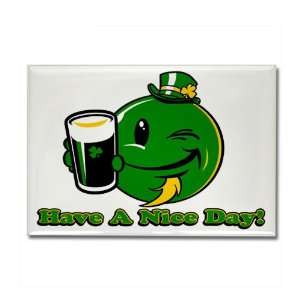  Magnet Irish Have a Nice Day Smiley Face Beer St Patricks Day 