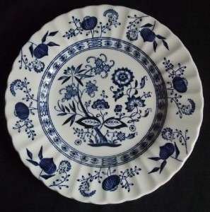 1960s 80sJ&G MeakinBLUE NORDICB/W FLORAL TEAPLATE(a  
