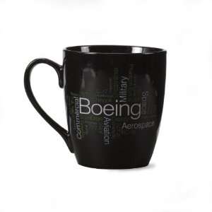  Boeing Word Cloud Mug; COLOR BLACK; SIZE ONSZ Office 
