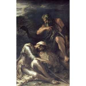 FRAMED oil paintings   Salvator Rosa   24 x 38 inches   The Dream of 
