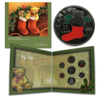 05 Christmas Holiday Coin Gift Set Royal Canadian Mint  