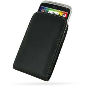    PDair VX1 Black Leather Case for HTC ChaCha A810e Electronics