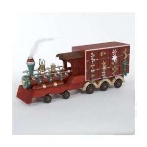  18 Royal Red Wooden Train 24 Day Christmas Advent 