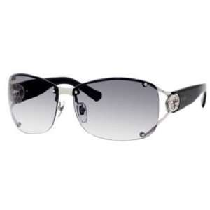 Gucci Sunglasses 2820 F / Frame Shiny Palladium Lens Gray Gradient 