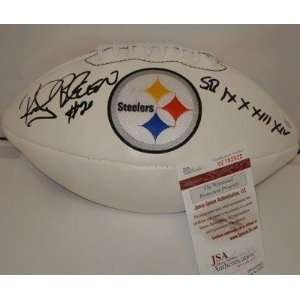 Autographed Rocky Bleier Ball   SB IX X XIII XIV   Autographed 