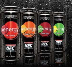 Xyience UFC Xenergy Xtreme Stack 4 cases  
