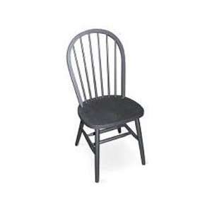   inch High Spindleback Chair with Plain Legs in Black: Home & Kitchen