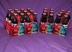Six Packs of Coca Cola Bottles Super Bowl XXXII  