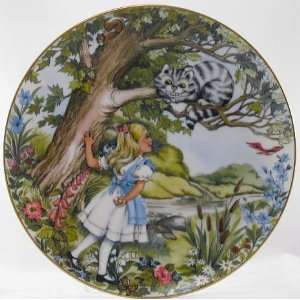   : The Chesire Cat Collector Plate by Roberta Blitzer: Home & Kitchen