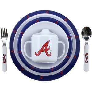  MLB Atlanta Braves Childrens Dinner Set: Sports 