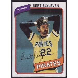  1980 Topps #457 Bert Blyleven [Misc.]
