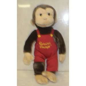  Vintage Curious George 12 Plush Doll Overalls: Toys 