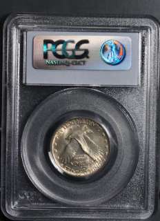 1920 PCGS MS64 STANDING LIBERTY QUARTER GOLD TONED  