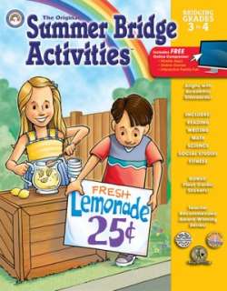   Summer Bridge Grades K 1 by Carson Dellosa Publishing 