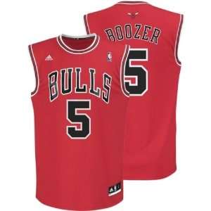  Youth Chicago Bulls #5 Carlos Boozer Revolution 30 Replica 