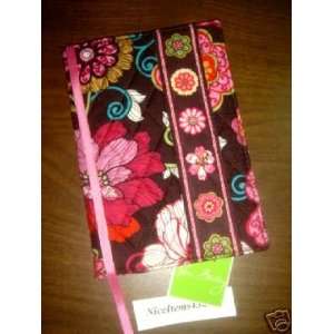  VERA BRADLEY QUILTED BOOK COVER   MOD FLORAL PINK 