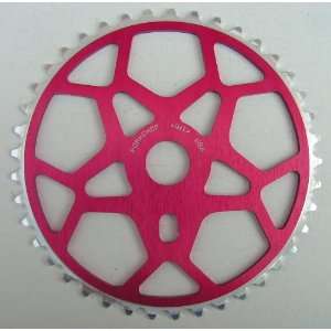   Bicycle SNOWFLAKE Chainwheel   41T   RED ANODIZED