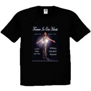  Forever In Our Hearts Whitney Houston Shirt Black Child 