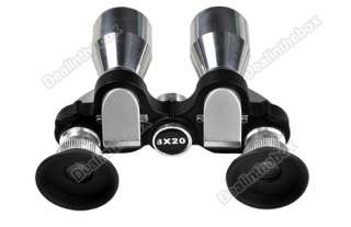 Sliver 8X20 Mini Compact Zoom Adjustable Outdoor Sports Binoculars 