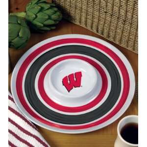 WISCONSIN BADGERS Team Logo Melamine SERVING TRAY (13 x 4) by Memory 