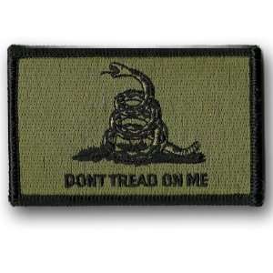  Gadsden Dont Tread On Me Tactical Patch   Olive Drab 