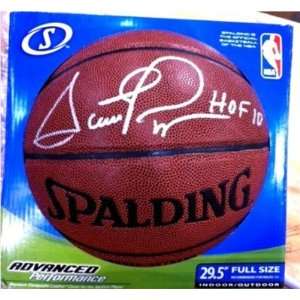   HOF JSA WITNESSED   Autographed Basketballs
