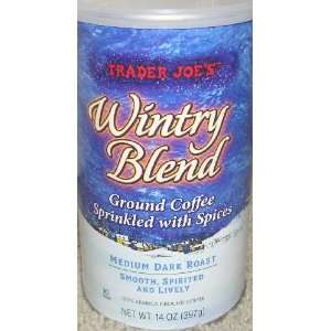 Trader Joes Wintry Blend Ground Coffee, 14 ounces (Pack of 2):  