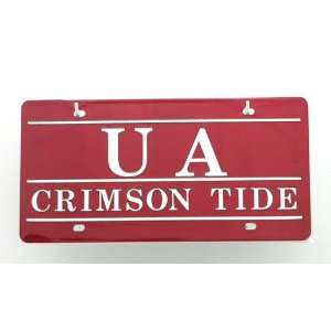  UA Crimson Tide  Alabama License Plate Automotive