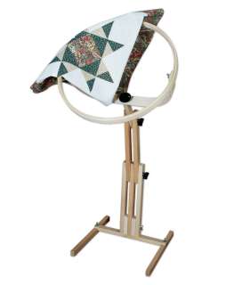 FA Edmunds 18 round Quilt Hoop with Adjustable Floor Stand 