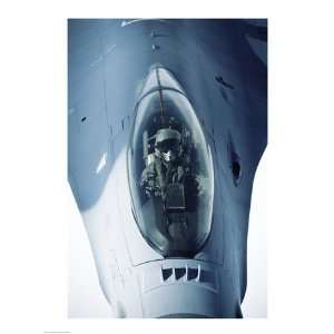  F 16 Falcon Fighter Jet 18.00 x 24.00 Poster Print