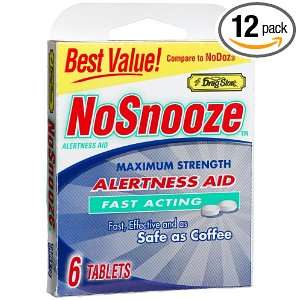 Lil Drugstore Products NoSnooze Alertness Aid Tablets, Caffeine 200 